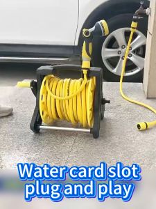High Pressure Car Washing Water gun And Water Hose,Home Set Car Water Gun Tool and Garden sprinkler No installation hose reel