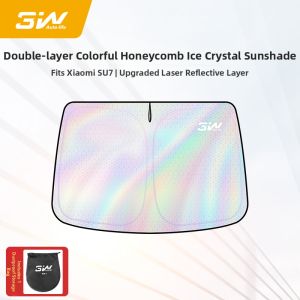 3W | Double Layer Crystal Front Car Shade