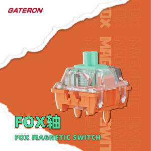 Gateron FOX Magnetic Switch Dual Track Structure Adjustable Key Travel Mechanical Keyboard Switches Human Engineering Design