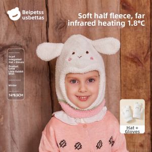 Usbettas | Insulated Thermal Fingerless Gloves for Kids 1-6 Years