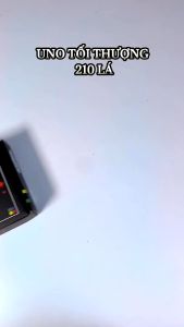 Bộ bài Uno Tối Thượng 210 lá Phiên Bản Đầy Đủ Cơ Bản + Mở Rộng Boardgame vui vẻ cùng bạn bè giải trí