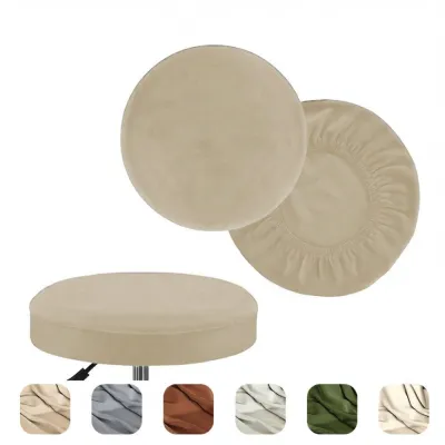 New Luxury round Key Chair Cover Elastic Full Wrap Four Seasons Universal Bar Stool Cover Beauty Bench Seat Cover Home Use