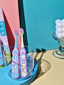 BABYUNION Kids Toothbrush Soft Bristles To Protect Teeth for 1-12 Years To Protect Teeth Health for Baby Toothbrush 2pcs set