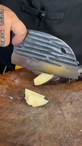 Thickened hand forged slicing knife Multi-functional fish head knife knife kitchen meat knife for home chopping