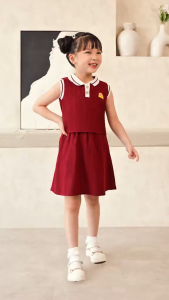 Marves Yerin Set Setelan Korea Baju Anak Perempuan Bahan Knit Usia 1 Hingga 14 Tahun