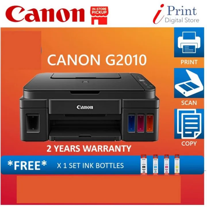 CANON PIXMA G2010 ALL IN ONE TANK PRINTER [ PRINT/SCAN/COPY]
