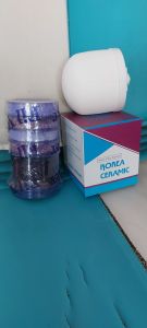 Sứ tím lọc nước và than 5 tầng lọc dùng cho bình lọc nhựa