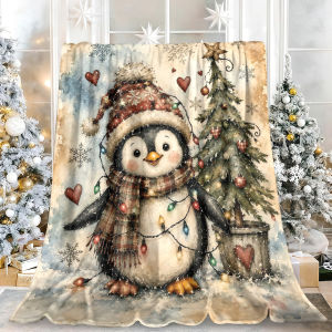 Beast Kingdom | Periwinkle Orange Flowers Incredibly Soft Extra Warm Premium Bed Blanket Perfect for Cold Winter Holiday Nights Snuggling