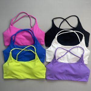 Quick-Drying Sports Bra Top for Women Summer Shock-Resistant Yoga Vest for Outdoor Running Fitness Wear Breathable Vest-Style Back Beauty