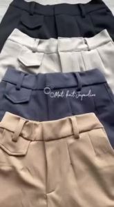 Celana Wanita ORO Pants Knit Premium / Celana kerja wanita Loose Pants