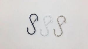 10Pcs Metal S-Shape Hook Stainless Steel S Hook with Buckle Heavy Duty Hanger Hook Windproof Holder Hooks Multi-function Kitchen Bedroom Hanging Holder