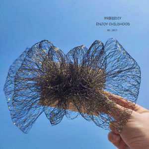 Elegant Butterfly Knot Hair Clip for Girls High Top Mesh Hair Accessories Face Slimming Duckbill Clip Childrens Fashion Accessories