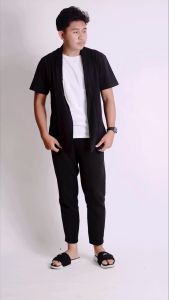 Fobdg Tshirt Blazer Bayur Pria Kaos Lengan Pendek inner dalam Manyatu Blazer Pria