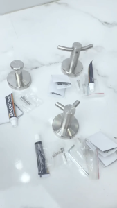 BAOKEMO Wall Mounted Round Bottom Wall Hook Bathroom Accessory Stainless Steel Multifunctional Hook