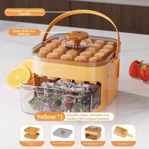 GUOQI | Pressable Safe Material Ice Tray
