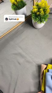 Kemeja Wanita Polos Lengan Panjang Bahan Shakila Twill