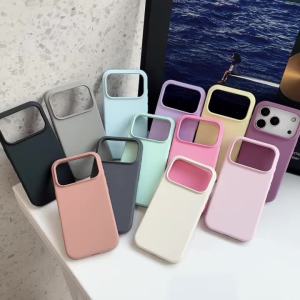 szhaiyu | Magnetic Liquid Silicone Phone Case For iPhone 17 16 15 Pro Max 14 13 Pro 12 Plus For Magsafe Wireless Protect Candy Soft Cover