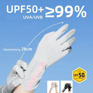 【COD】sarung tangan motor cewek anti uv UPF50+ 99% Wanita Touch Screen Manset Lengan Mobil Anti Panas Matahari