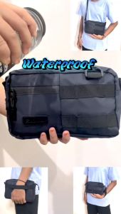 Tas Selempang Bahu Pria Waterproof AntiAir PEGE Allen Model 2in1 Slempang Dan Pouch Kasual Keren - PG 8963