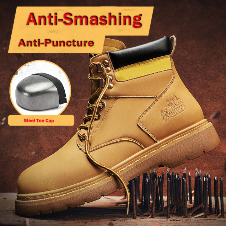 stylish safety toe boots