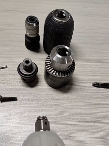 1.5-13mm/0.8-10mm/1.5-10mm Drill Chuck Adapter 1/2-20UNF(3/8"-24UNF) Capacity Drill Chuck 1/2" Socket Square Adapter for Impact Driver/Electric Drill