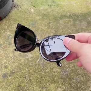 Kính Râm Toàn Khung Mắt Mèo CRIXALIS Dành Cho Nữ Màu Đen UV400 Kính Râm Thời Trang Không Phân Cực Cho Cuộc Sống Hàng Ngày Bữa Tiệc Kỳ Nghỉ