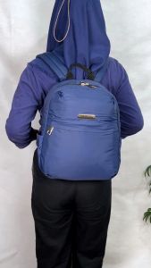 Peonia PNA EVINA Water Resistant Ransel Tas Wanita Laptop Punggung Kantor Kerja Sekolah Kuliah Outdoor Trendy Fashion Style Travel Casual Backpack Anak Remaja Perempuan Selempang Cewek Bag