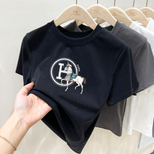 Fitted Slimming T-Shirt Cotton