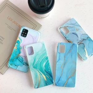 (SG) Marble Phone Case Casing Cover Compatible with Samsung Galaxy S22 Ultra / S22 Plus / S22