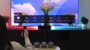 SAMSUNG TV NEW2025 รุ่น UA65U8500FKXXT ขนาด 65นิ้ว 4K UHD รีโมทคำสั่งเสียง One UI Tizen 65U8500F