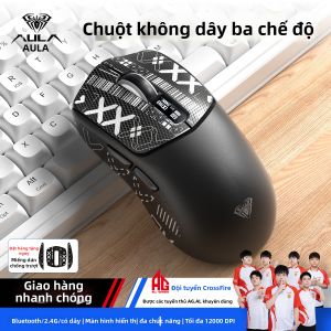 AULA-MOJING | Chuột Cơ Không Dây Nhẹ Cho Văn Phòng Và Chơi Game