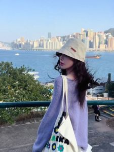 Womens Fishing Cap Spring Summer New Style Large Head Circumference Face Slimming Sun Protection Hat Korean Fashion High-End Feeling