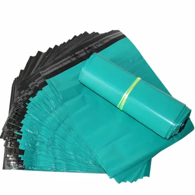 50Pcs/Pack Plastic Poly Mailing Bags Thicken Green Express Bags Self-seal Clothing Gifts Courier Envelope Packaging Bag