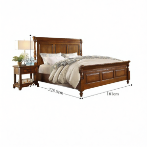 Giường Gỗ Đôi/Đơn Đẹp và Tối Giản 1.8m