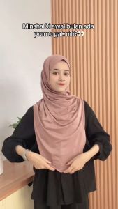 Pashmina terbaru Instan Inner Jersey Hafsha Pashmina Klewer Pashmina Inner Oval Jersey