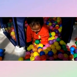 Baby Playpen for Infants Toddlers Safe Play Area Foldable Kids Fence with Soft Mesh Secure Door & Ball Pool