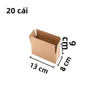 10/20 Chiếc 13x9x8cm Hộp Di Chuyển Nhanh Giấy Bìa Tôn Chịu Lực Cao Vận Chuyển Đóng Gói Thùng Đựng Để Bảo Quản & Thủ Công