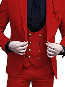 Bộ Vest Nam 3 Mảnh Ôm Dáng - Màu Xanh Dầu Bộ Vest Cưới May Đo Cho Chú Rể Gồm Áo Khoác Quần Và Áo Ghi Lê Thích Hợp Cho Dạ Hội Tiệc Tùng Và Công Việc