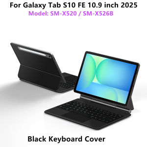 Magic Keyboard For Samsung Galaxy Tab S10 FE 10.9 X520 X526 Case for Tab S7 S8 S9 FE 11" S10 Lite Smart Cover Folio Multi-touch