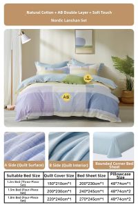 Mercury | All Cotton Bedding Set 4 Pieces