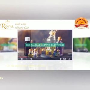 Tinh dầu Oải Hương treo xe Hoàng Gia triết xuất từ thiên nhiên - Chai kẹp dung tích 8ml