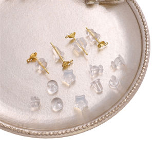 10-100pcs High Quality Silicone Earring Stopper Findings for Earring Jewelry Making