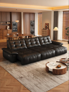 LFF | Bearable Shape Electric Sofa Bed Stretch Adjustable Real Leather