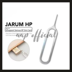 Pin Sim Card Injector Pin Tusukan Kartu Jarum Hp Tusukan Memory SD Card (5Pcs)