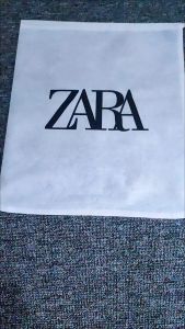 Grosir Tasku Paket Grosir Pouch logo ZARA isi 12pcs Dustbag Goodiebag Tempat Sepatu Tempat Tas Tempat Baju Bayar Di Tempat Berlaku