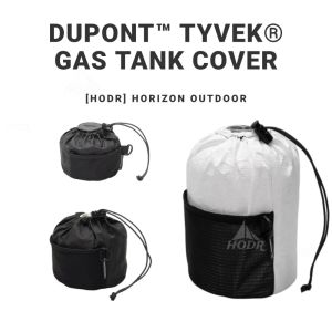 Ultralight Gas Tank Cover Tyvek Pouch DuPont Waterproof Gas Canister Storage Bag Lightweight for 100/230/450g Outdoor Camping