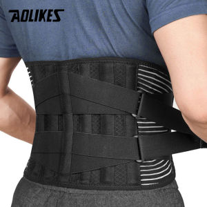 AOLIKES Băng Dưới Lưng Kèm 6 Ở Lại Chống Trượt Chỉnh Hình Kèm Thắt Lưng Thoáng Khí Eo Dây Đai Hỗ Trợ Tập Gym Đau cứu Trợ