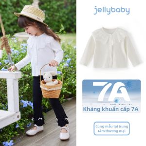 Jelly Baby | Áo Cardigan Len Chống Khuẩn 7A Cho Bé Gái