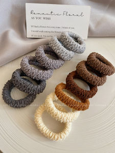 Dây Buộc Tóc Dày Đàn Hồi Cao Không Có Đường Nối Phụ Kiện Tóc Cho Phụ Nữ Dây Buộc Tóc Da Dây Buộc Tóc Đàn Hồi Cao