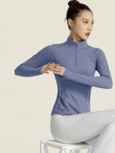VFU | Long Sleeve Half Zip Fitness T-Shirt